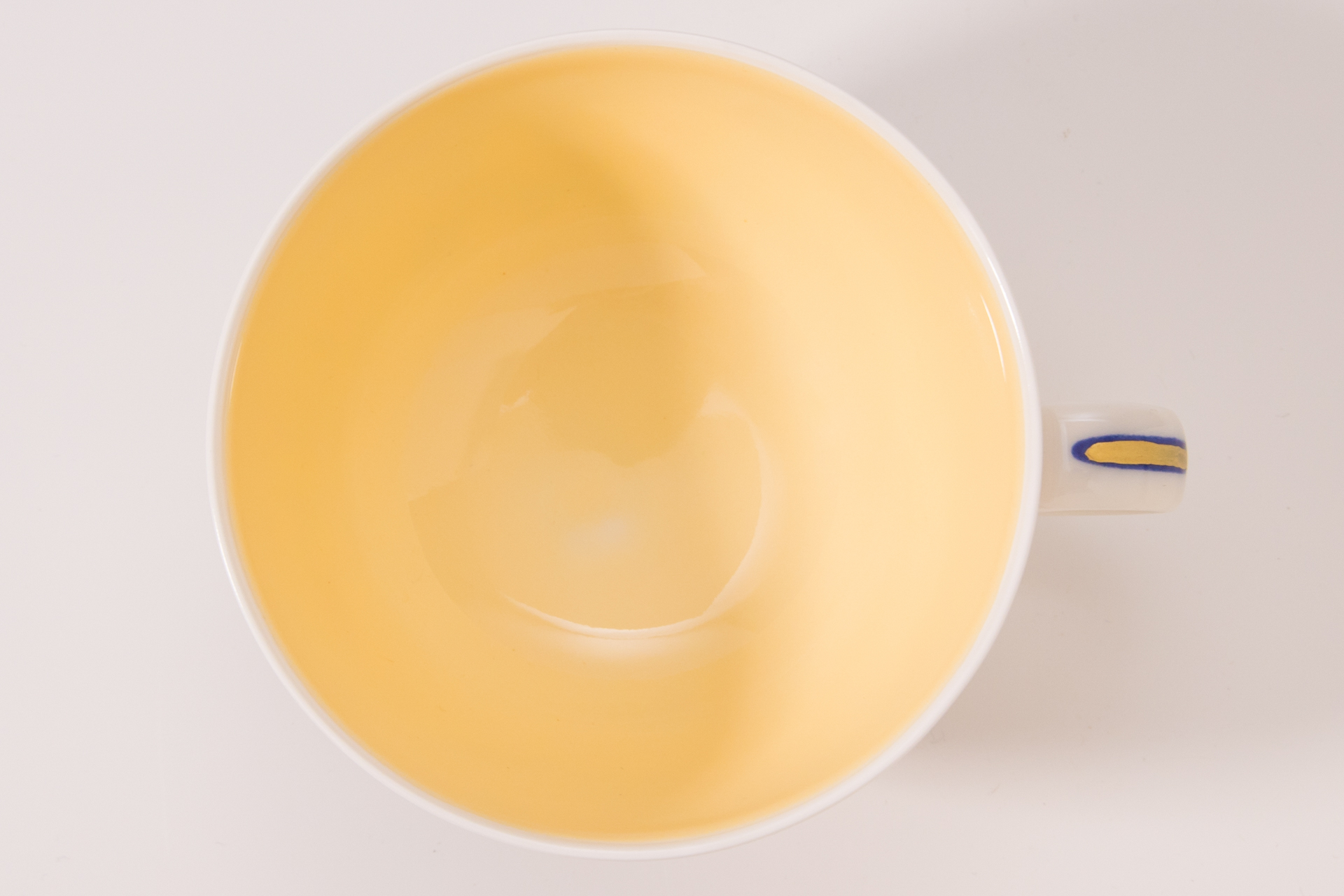 Persian Overglaze Cafe au Lait Bowl - Yellow3
